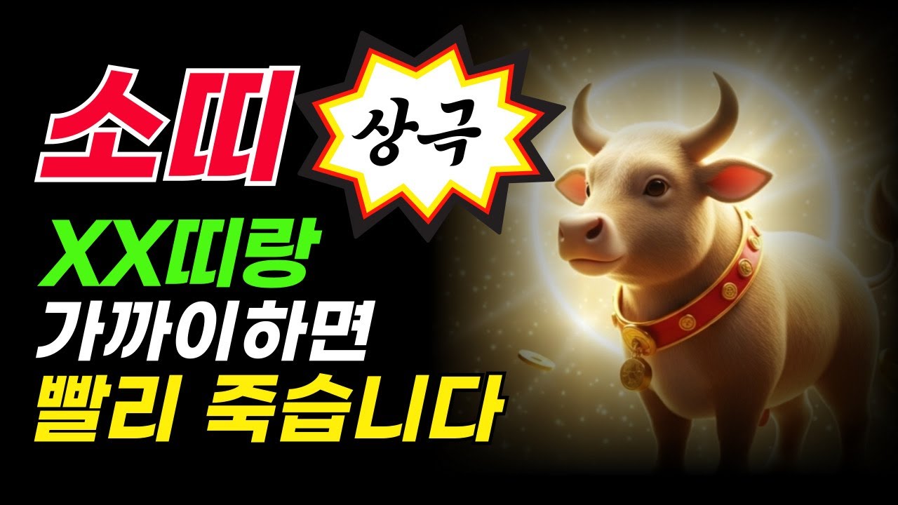 소띠 XX띠와 있으면 평생 모은 재산이 순식간에… 운명을 바꾸는 최악의 궁합 3가지