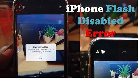 iPhone Flash is Disabled Fix