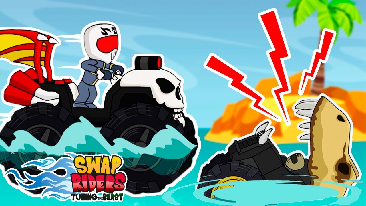 SWAP RIDERS🔥 ¡VACACIONES EXTREMAS! 🏖️☀️DIBUJOS ANIMADOS EN ESPAÑOL