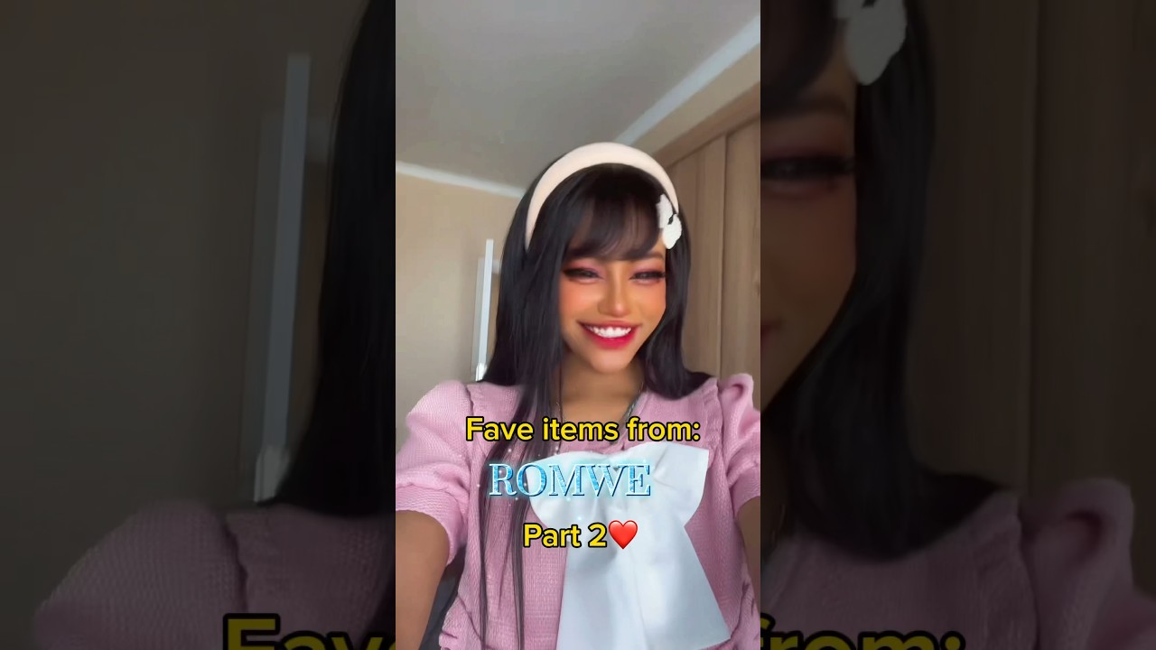 Try on Haul Part 2⭐️! Lets goo!!😌❤️All items from @ROMWE ⭐️#ROMWE #romwehaul  #princesssachiko