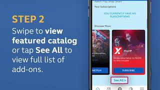 #HowToGlobe - GlobeOne App: Subscribe or add-on content to your plan screenshot 3