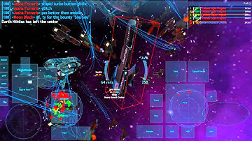 Vendetta Online Massive Capship Battle!