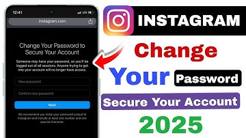 change your password to secure your account instagram problem Instagram 2025