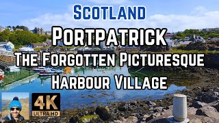 The forgotten PICTURESQUE harbour village of PORTPATRICK the Rhins of Galloway in SCOTLAND