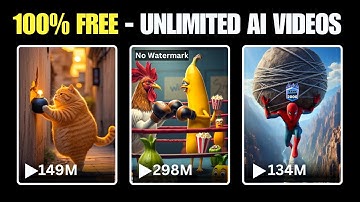 100℅ FREE Tools for Unlimited AI Videos With NO Watermark