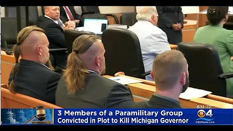 Three Paramilitary Group Members Convicted In Plot To Kidnap Michigan Gov. Whitmer