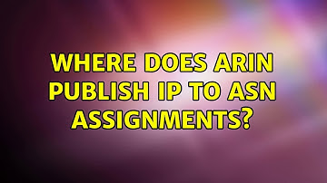 Where does ARIN publish IP to ASN assignments? (2 Solutions!!)