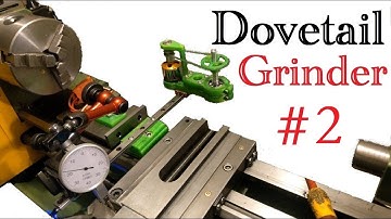 Cross Slide Dovetail Grinding, Mini Lathe Cross Slide Alignment ,  Part 2