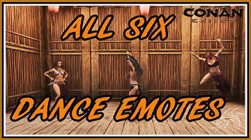 Conan Exiles - All Six Dance Emotes (Alle sechs Tänze)