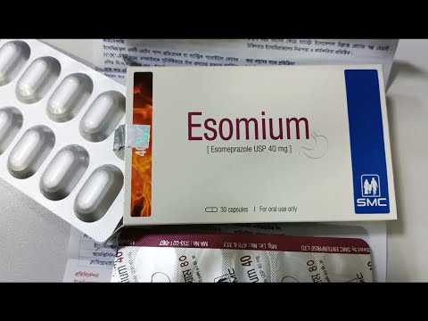 Esomium 40 capsule (Esomeprazole Magnesium Trihydrate USP 44.54 mg)