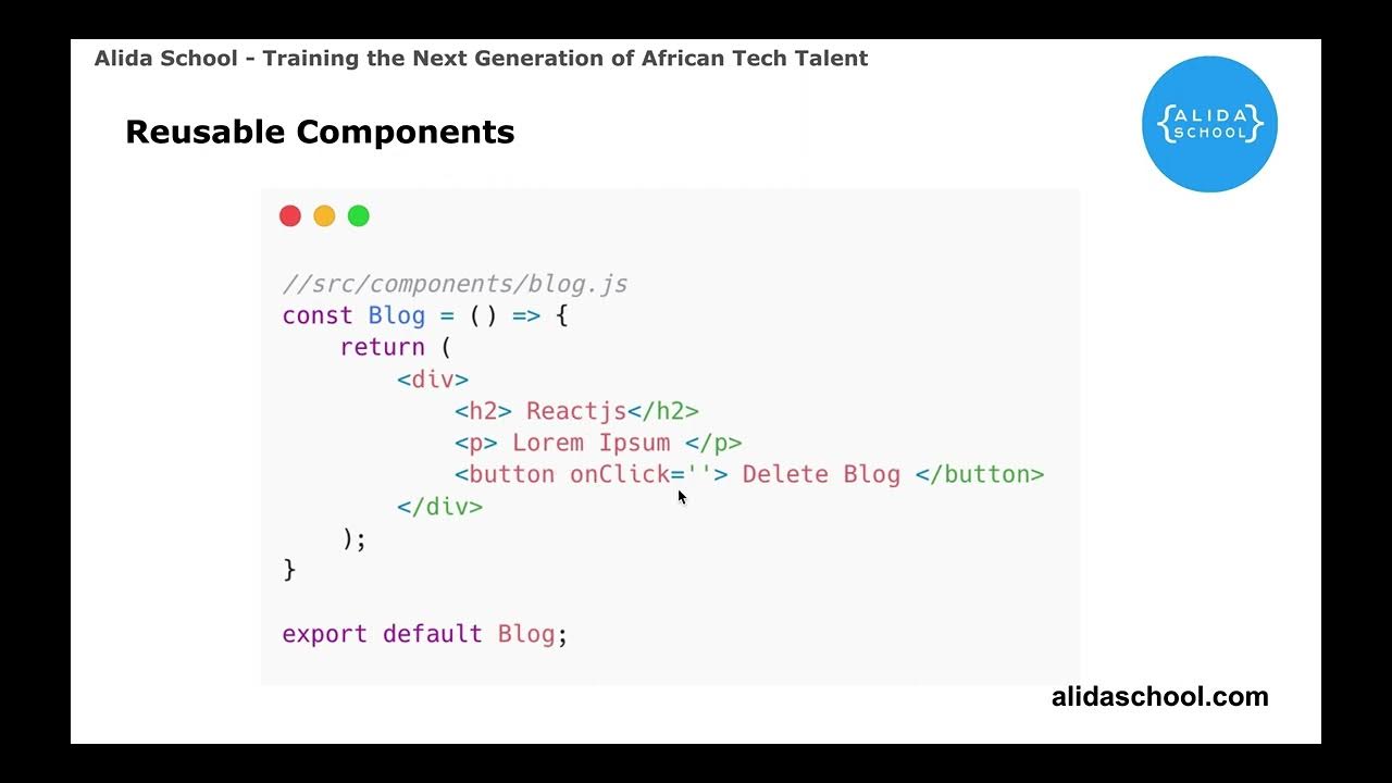 React JS Reusable Components - YouTube