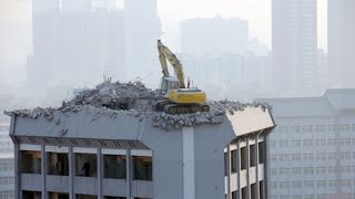 World Dangerous Building Demolition Excavator Operator Excellent Demolition Level Max Complication