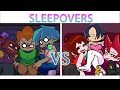 Girls &amp; Boys Sleepovers - FNF Mobiles Mods #fnf #fnfmod