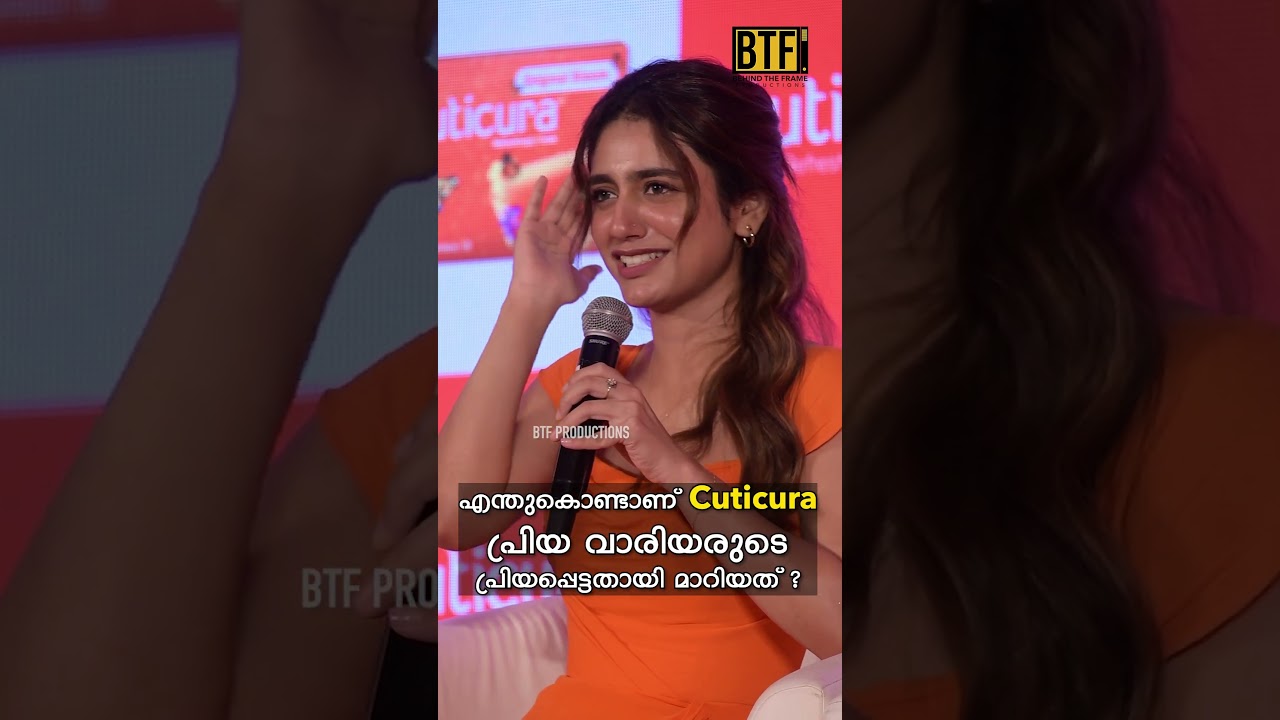 Priya Prakash Varrier Reveals Nostalgic Cuticura Fragrance Memory