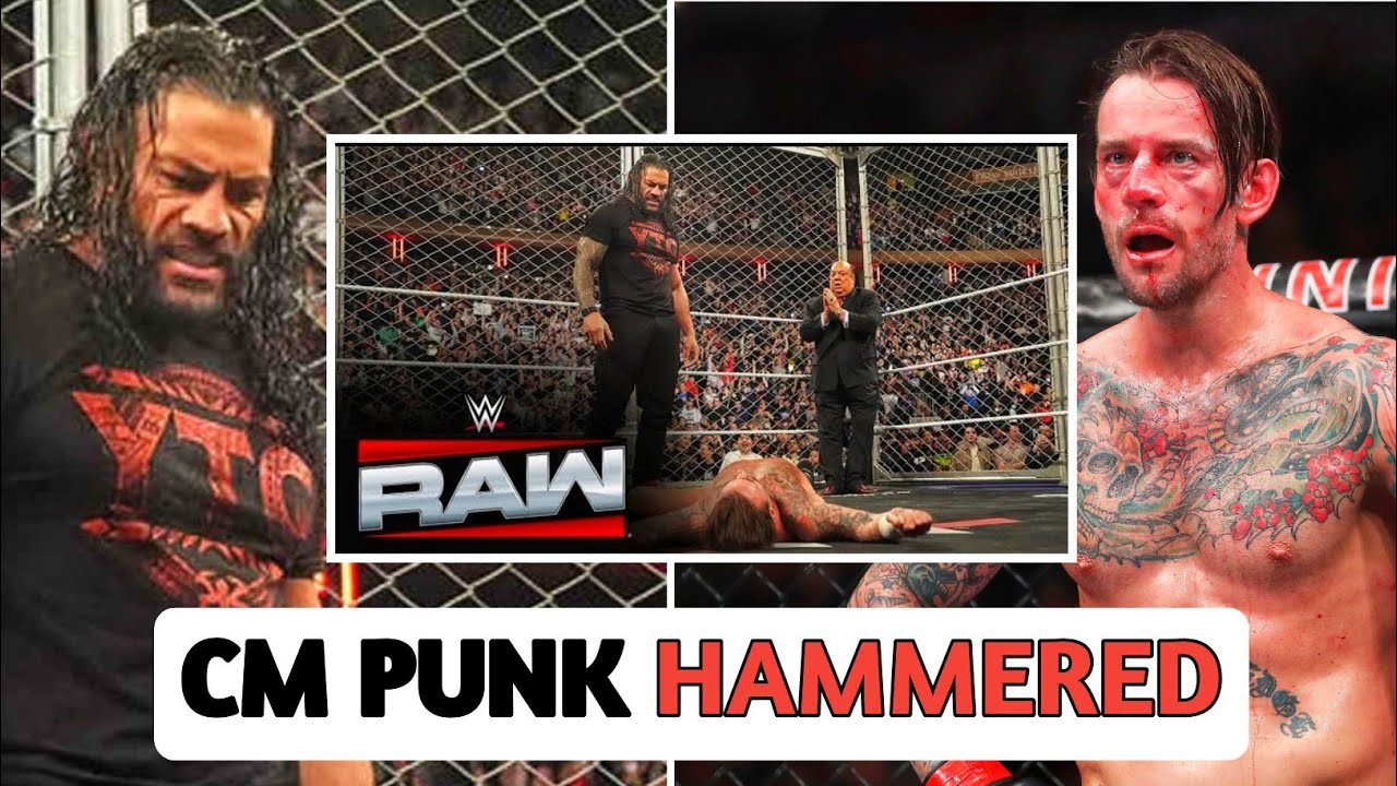 🔥 Roman Reigns SPEARS CM Punk RIGHT in Front of Paul Heyman! 😱💥 | Raw Highlights, Mar. 10, 2025