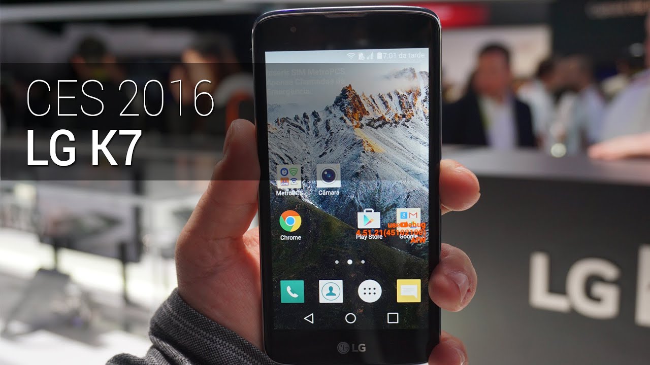 CES 2016: LG K7 | Tudocelular.com - YouTube