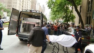 Forensic team arrives at Kate Spade's building in NY