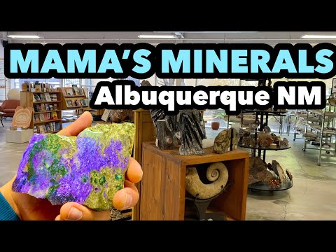 Mama's Minerals Rock Shop in Albuquerque New Mexico