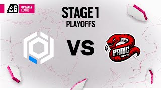 Odium ESC vs Panic Esports // OCE League Stage 1 - Playoffs: Day 1 // 2024