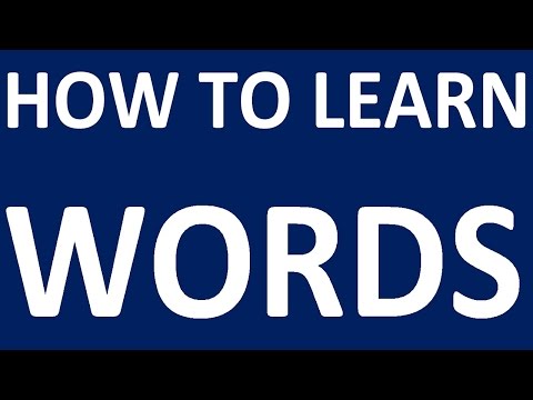 HOW TO LEARN ENGLISH WORDS EFFECTIVELY, FAST AND EASILY
