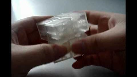 lightake:2x2 LL Magic Intelligence Test Cube Transparent