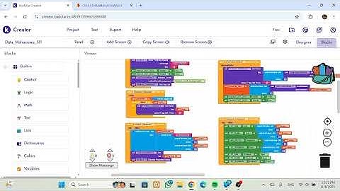CRUD Data Mahasiswa Di Kodular Menggunakan Firebase Realtime Database