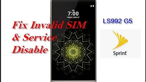 G5 sprint ls992 lỗi hiển thị nửa màn hình năm 2024