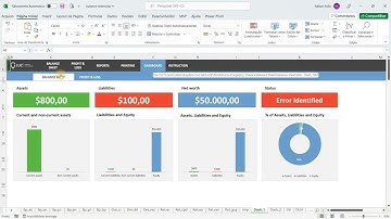Balance Sheet Excel Spreadsheet Template - Video Tutorial