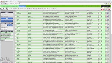 How to download contacts to CSV on LeadFerret