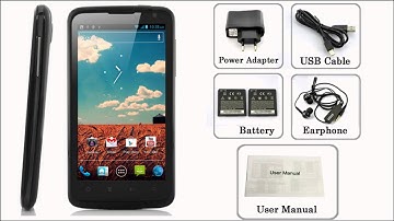 3G Android 4.0 Dual SIM Phone 4.7 Inch Screen GPS