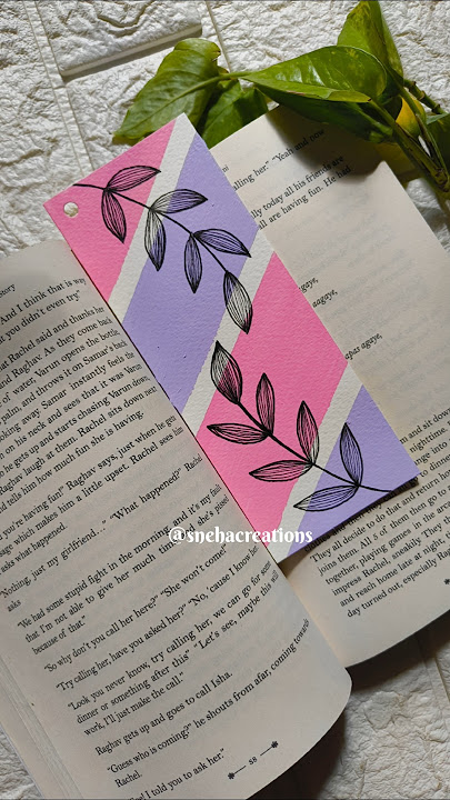 Easy Bookmark Ideas 😍🔖 #shorts #painting #bookmark