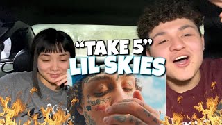 YUHH🔥Lil Skies - Take 5 REACTION❗️