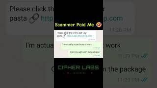 Unknown Number Picked The Wrong Person 🤣#shorts #scam #pov