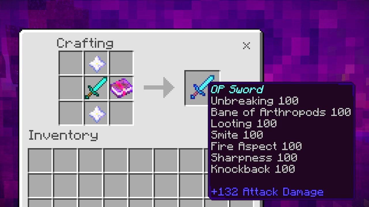 Op Enchantments In Minecraft Pocket Edition New Tools Youtube