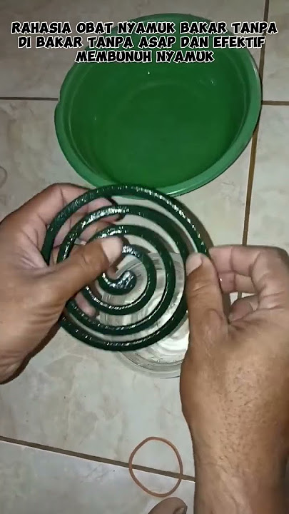 The secret of mosquito coils without burning and without smoke!! #creativeideas #tutorial #lifehacks