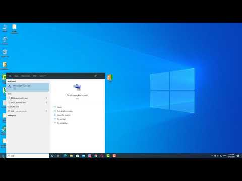 Keyboard on Screnn & Shortcut key to Open On Screen in Windows 10 - YouTube