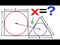 Find the Distance Between the Centers of a Square and Equilateral Triangle | Step-by-Step Tutorial