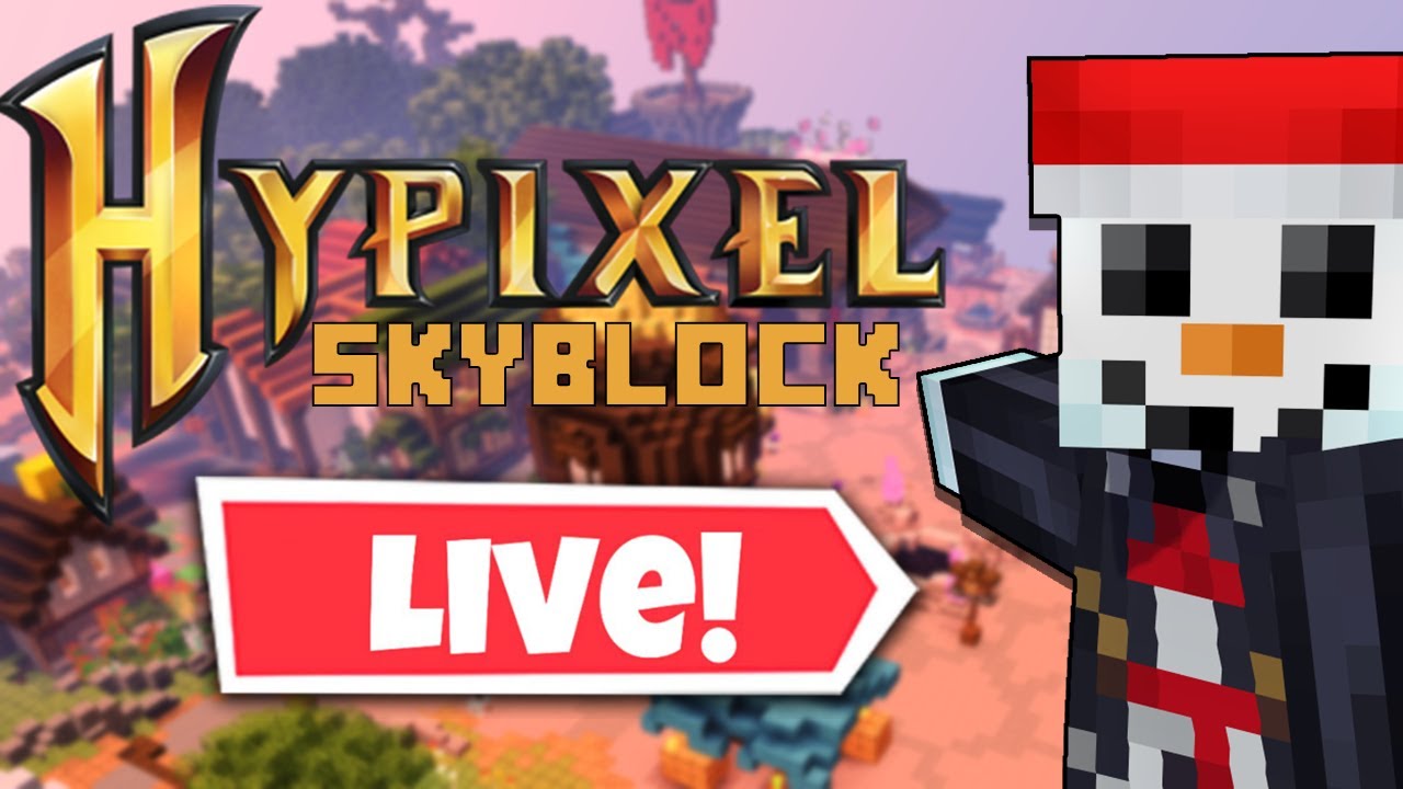 🔴Minecraft Live | 3 Hours Minecraft Hypixel Skyblock Playing With ...
