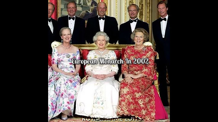 European Monarch In 1905 vs 2002 🇪🇺👑  #monarch #newmonarchy #history #britishroyalfamily #fyp