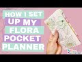 New! ERIN CONDREN FLORA POCKET PLANNER SET UP !!