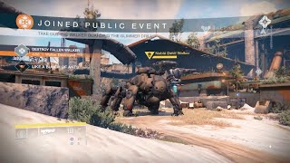 Destiny First Look Alpha - Public Event - Destroy Fallen Walker