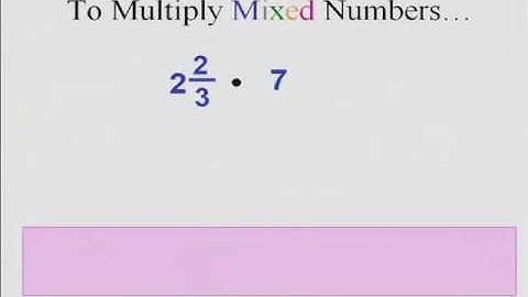 PreAlgebra and Performing Operations With Mixed Numbers