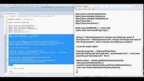 Sending email with attachment using JavaMail API