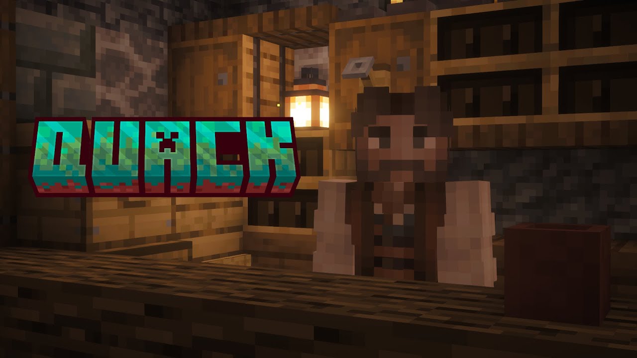 Играю на приватном сервере QUACK | Minecraft - YouTube