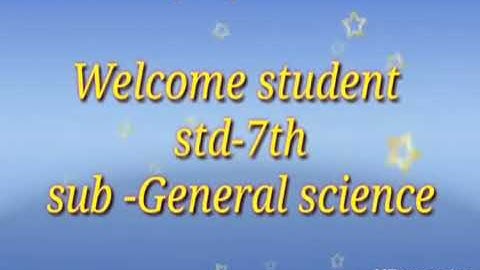 STD-7th sub- General science chapter no.17 effects of lights