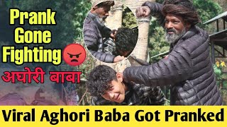 Nepali Prank- Fake Journalist Prank On Aghori Baba(Gone Fighting)😱|Life Damage Prank|Samir Bhattarai