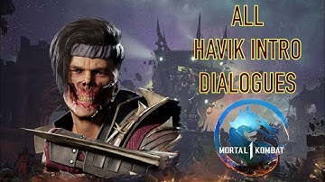 Mortal Kombat 1 || All Havik Intro Dialogues against Full Roster 2025