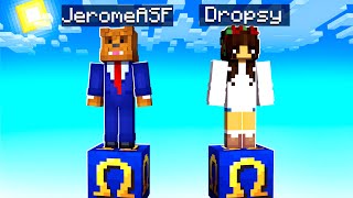 4-Player Omega Lucky Blocks In Minecraft Skywars @JeromeASF