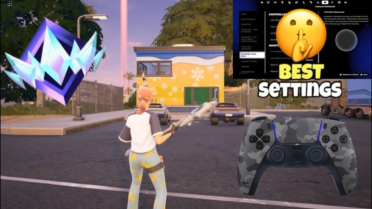 New best Aimbot controller settings  | Fortnite duo ranked reload gameplay |240hz