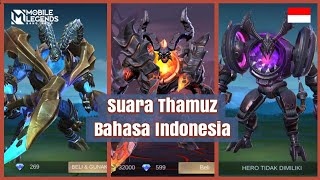 Suara Thamuz Bahasa Indonesia Hero Mobile Legends